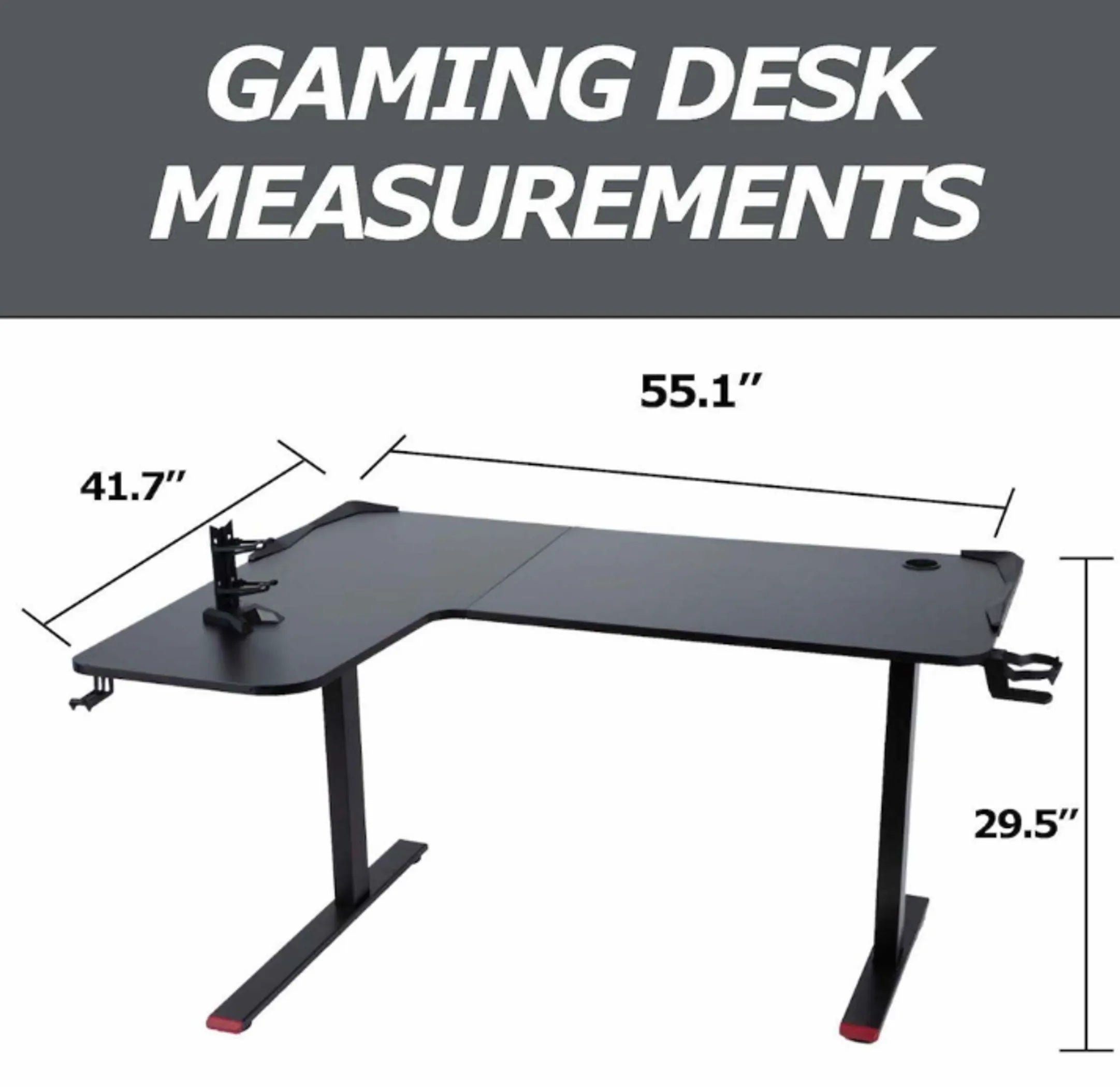 Faze Fixed - L - Shaped Desk- RGB - Gaming