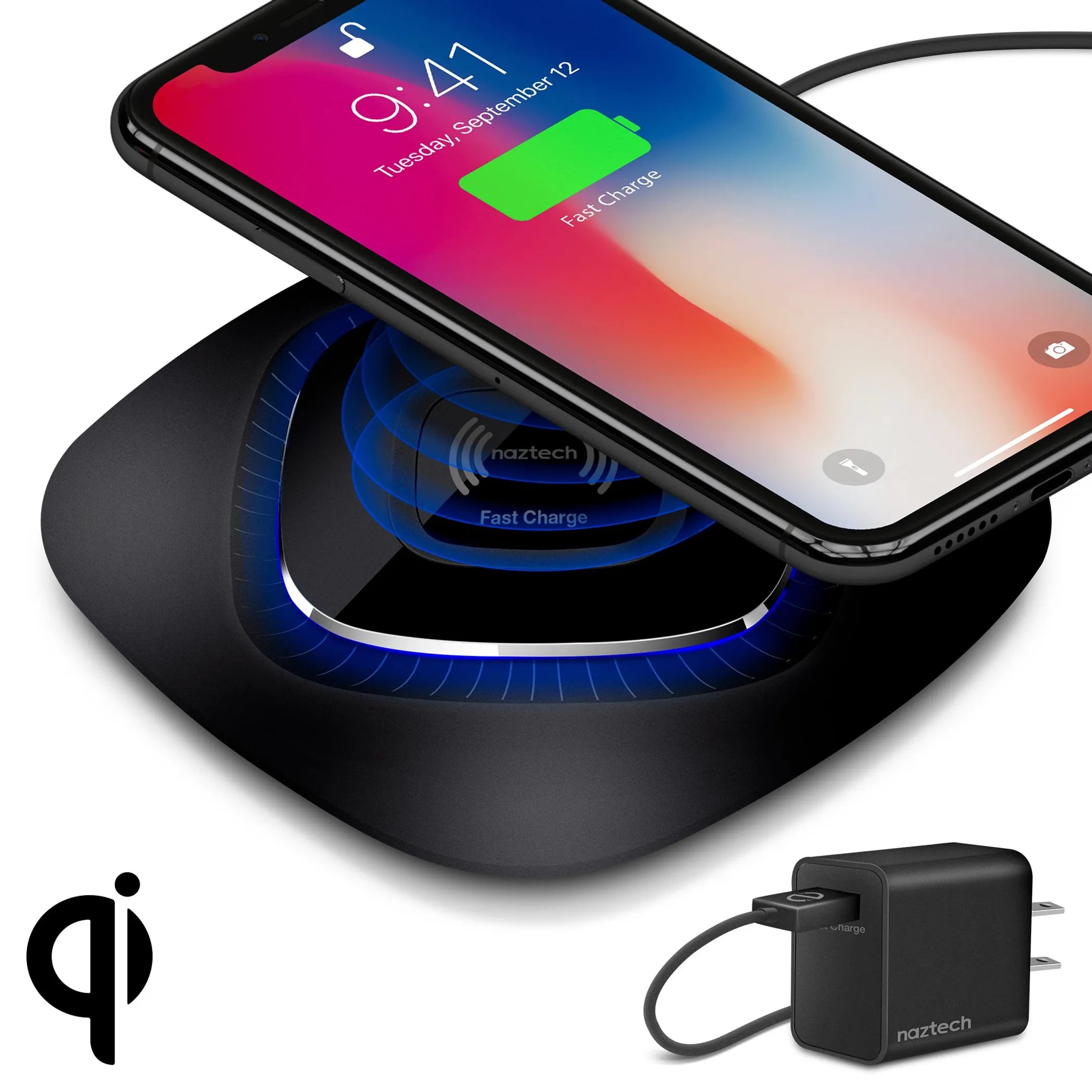 Naztech Power Pad Qi Wireless Fast Charger