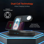 Hypergear 3-in-1 Wireless Charging Dock Black