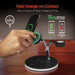 HyperGear MaxCharge 3-in-1 MagSafe Wireless Charging Stand for iPhone + Apple Watch + AirPods (15515-HYP)